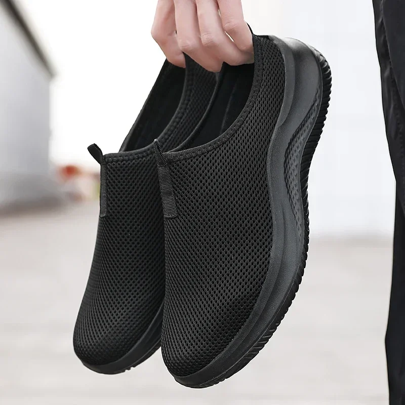 

Men's Walking Shoes Breathable Mesh Sneakers Lightweight Anti Slip Casual Shoes for Men Comfortable Man Slippers Footwear
