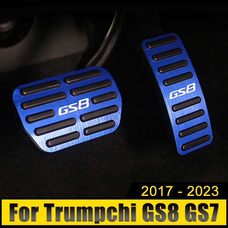 

For Trumpchi GS8 GS7 2017 2018 2019 2020 2021 2022 2023 Aluminum Car Accelerator Pedal Brake Pedals Non Slip Cover Case Pad Trim