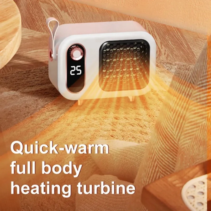 1000W Electric Heater PTC Ceramics Desktop Portable Electric Heater Mini Warmer Machine Household Air Blower