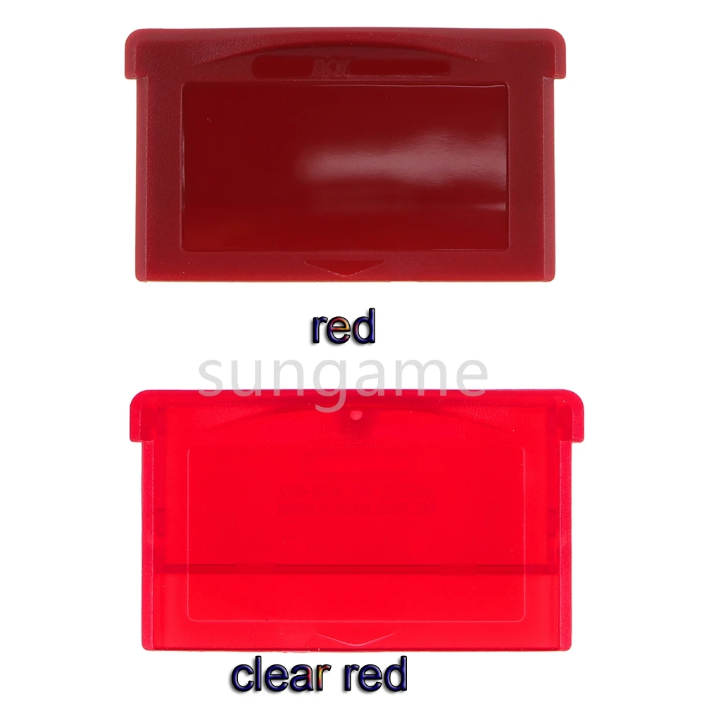 40pcs Replacement For Gameboy Advance Game Cartridge Shell Case Card Box For GBA Game Card Case with Screw