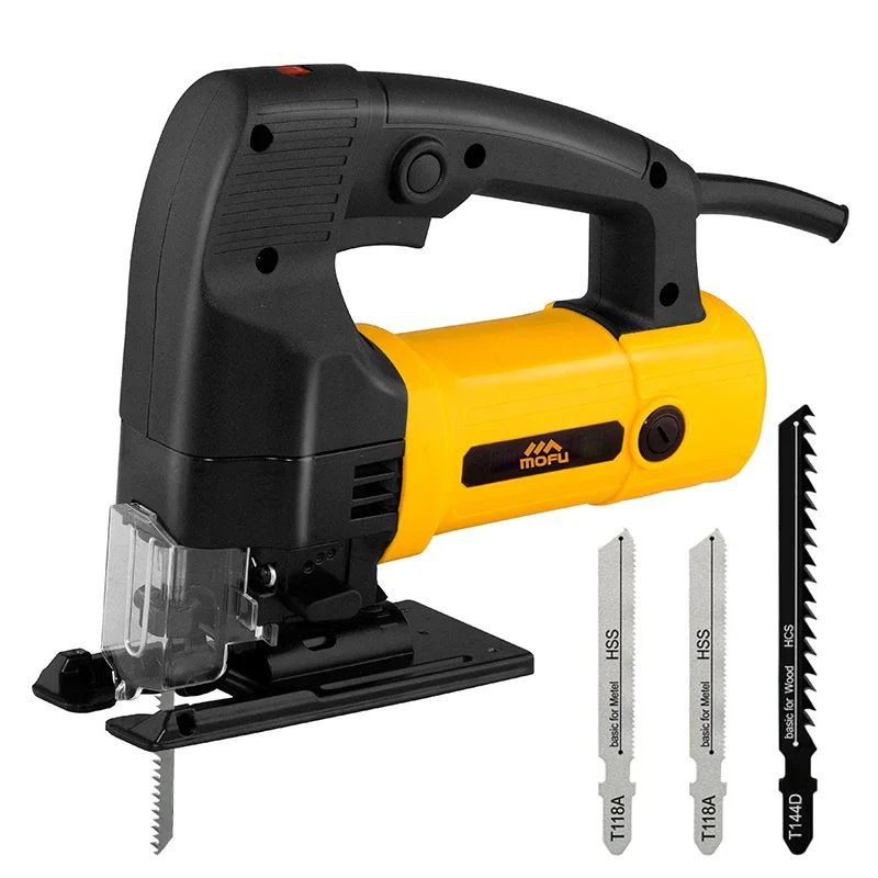 

Электрический лобзик MOFU, 3000 об/мин, лобзик для обработки дерева, угол резки, 45-градусный аккумуляторный лобзик с кнопкой фиксации