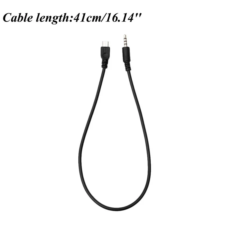 Q1W2 3,5 mm Stereo Nam đến Micro USB Nam Cáp ra xe hơi cho máy tính bảng điện thoại động