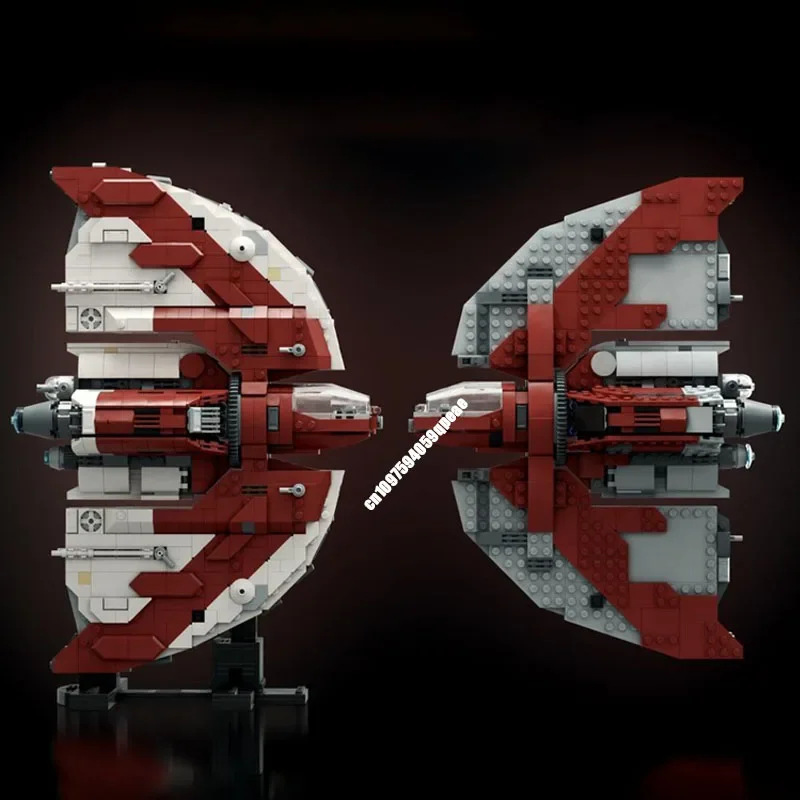 

New 1378Pcs Famous Star Battle Movie Moc Pixel-Dans T6Shuttle Model Creative Ideas Child Toy Birthday Gift Building Blocks 75362