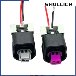 1 Set 2 Pin Auto Camshaft Intake Exhaust VVT Solenoid Valve Wiring Harness Plug For Opel Buick Chevrolet Insignia