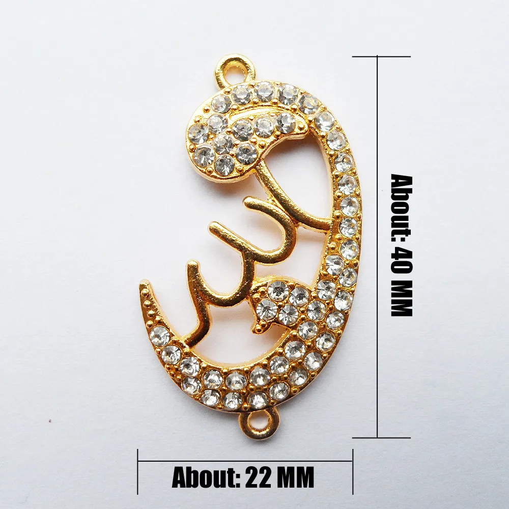 Tiki Official-website по 2 грн Alloy Allah Muslim Pendant Accessories Tension Crystal Islam Pendant Colgantes Demon Slayer