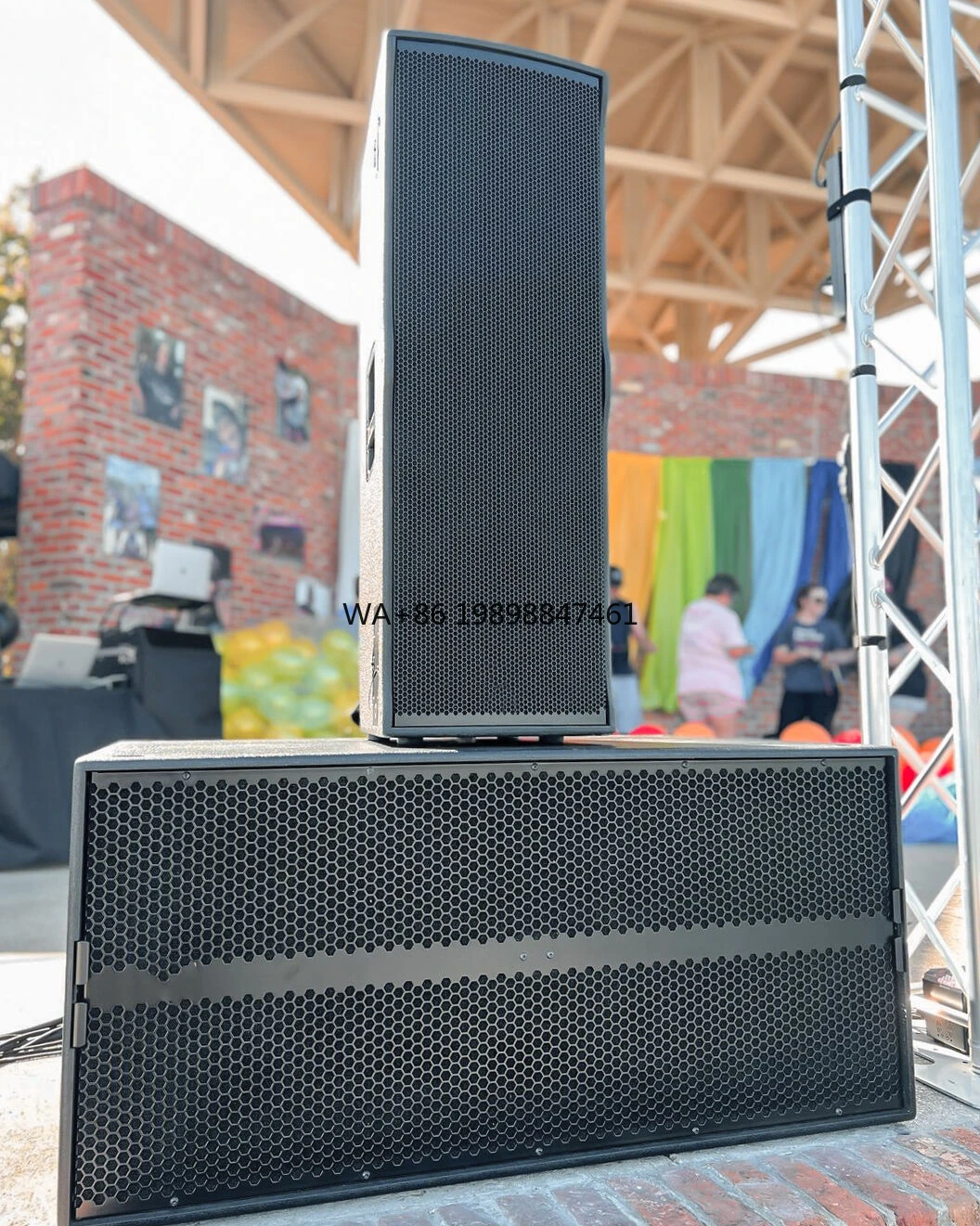 

TTL 6A Active Three-way Line Array Speaker Professional Double 12 Inch Powered Speaker Sound System TTL 6-A Rcf Speakers