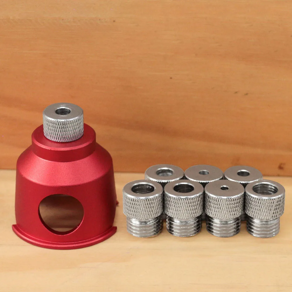 

Aluminum Alloy Tool Doweling Jig DIY Hole Drilling Compatible With 3-10mm Drill Lightweight And Portable For Home Improvement