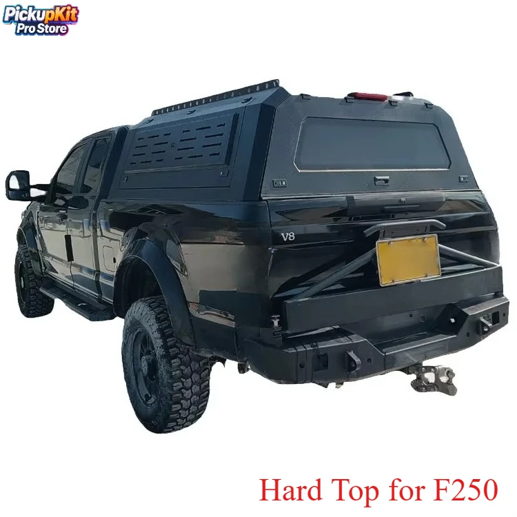 

High Quality Aluminum Alloy Hardtop Canopy 4X4 Waterproof Truck Bed Topper Exact Fit for F250