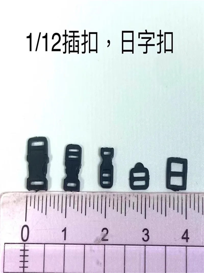 

1/12 Soldier Accessories Belt Backpack Insert Buckle Model Toy For 6 '' Action Figure 2-3mm Webbing Detachable In Stock