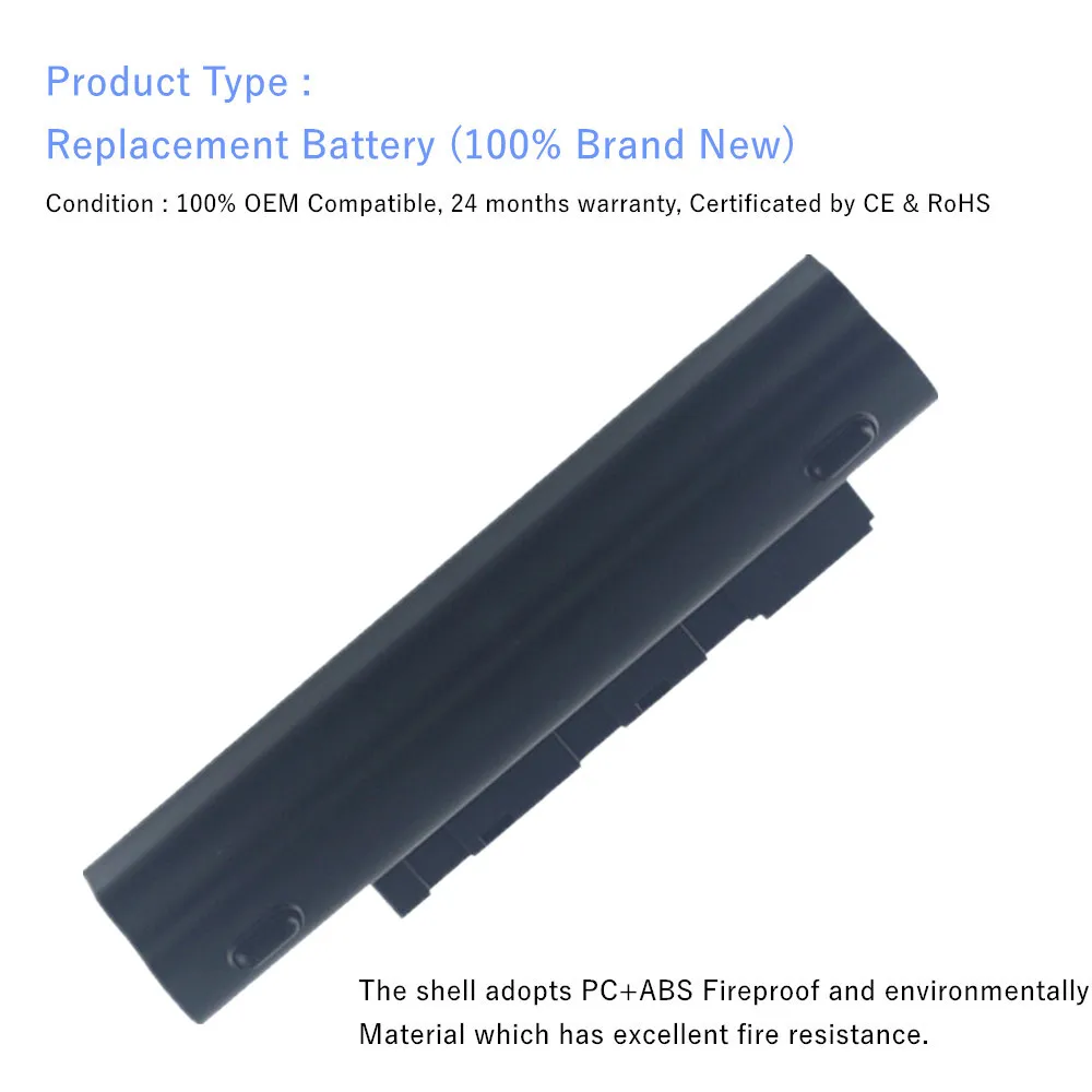 Laptop battery Notebook batteries for Acer AL10A31 AL10B31 AL10G31 one 360 AOD255 D255 D255E D257 D260 AK003BT.071 ICR17/65L