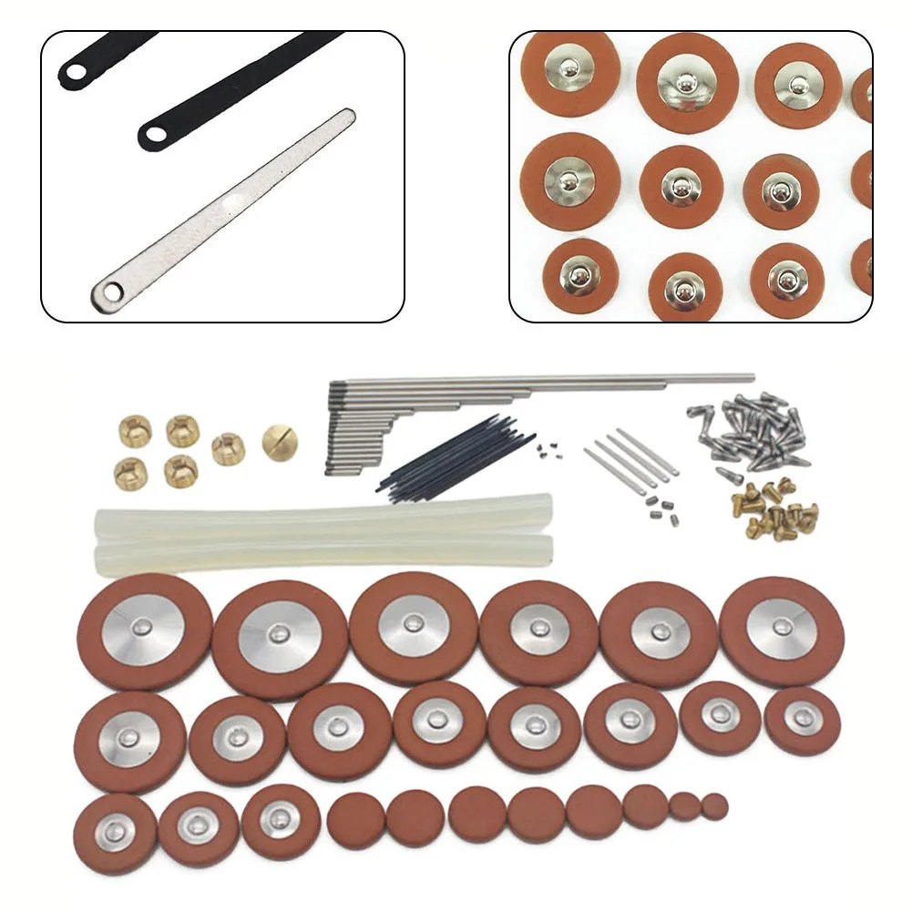 Alto Saxophone Repair Kit Screws Saxophone Spring Kit Cork Sheet Leather Pads Sax DIY Tool Music Instruments Replacement Parts