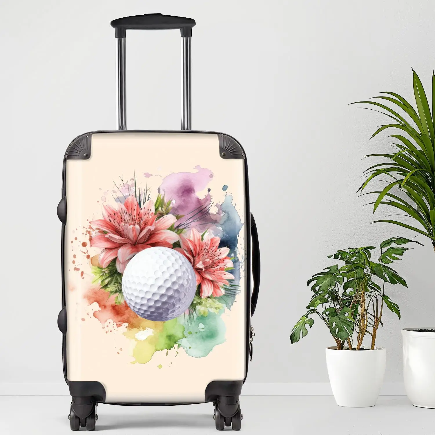 

Golfball Luggage, 20/24/28 Inch Luggage, Carry-On, Custom Luggage, Luggage Set, Suitcase, Travel, Vacation, Cabin Suitcase, Cust