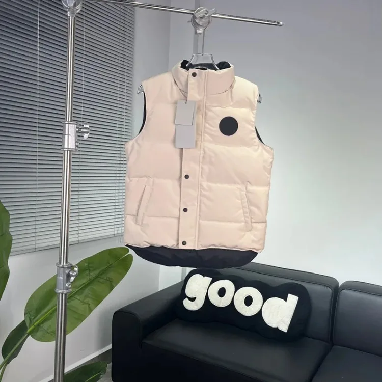 Marchi di lusso Canada Giù Inverno Donna Uomo Gilet Addensare Gilet di cotone caldo Giacche senza maniche Cappotti tinta unita Piumino