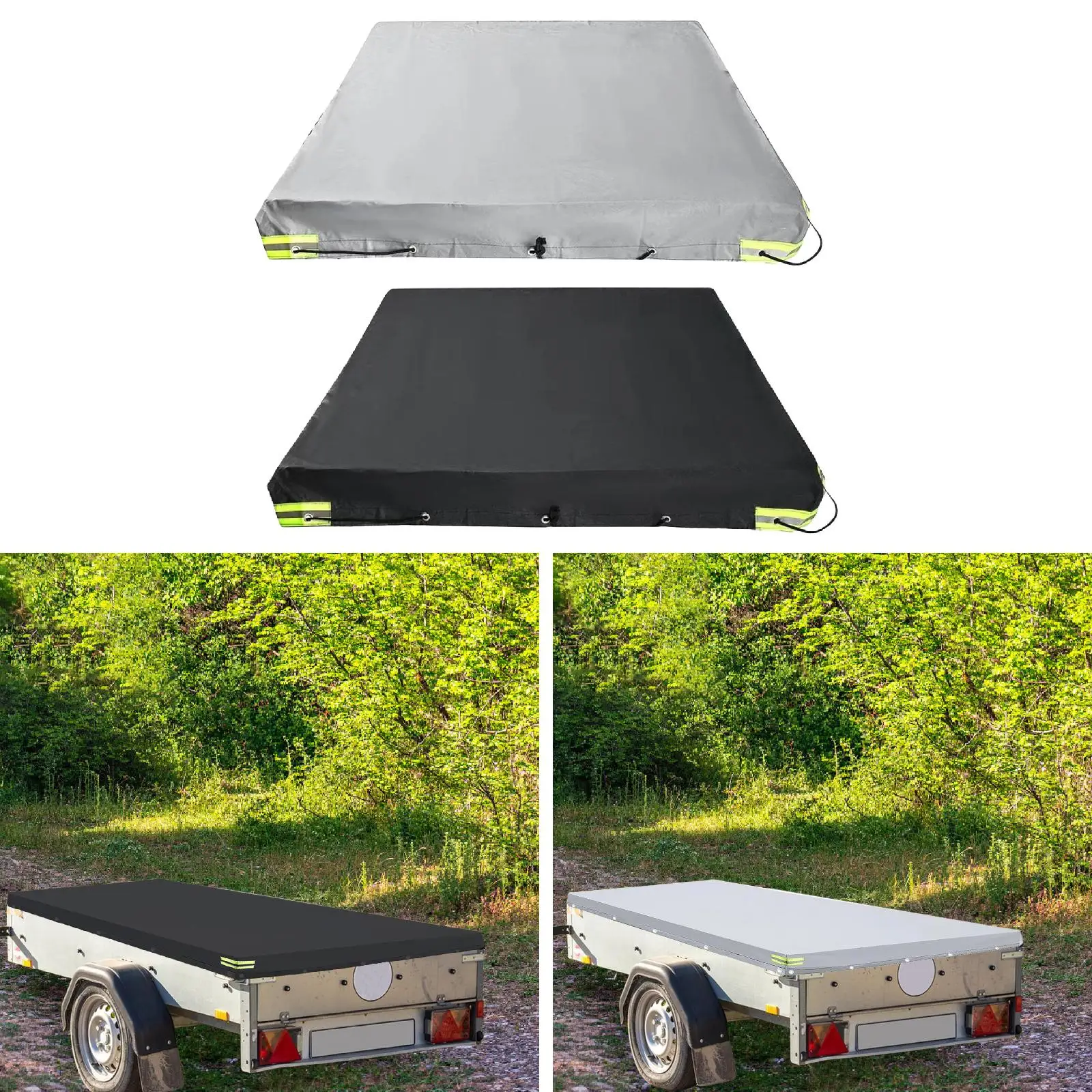 

Trailer Cover Trailer Tarpaulin Dustproof Outside Practical Stylish Protector