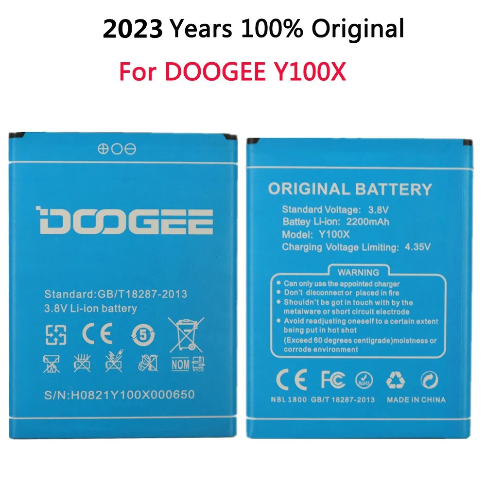 

2023 years High Quality Original Y100X 2200mAh Battery For Doogee NOVA Y100X Smart Mobile Phone Replacement Batteries In Stock