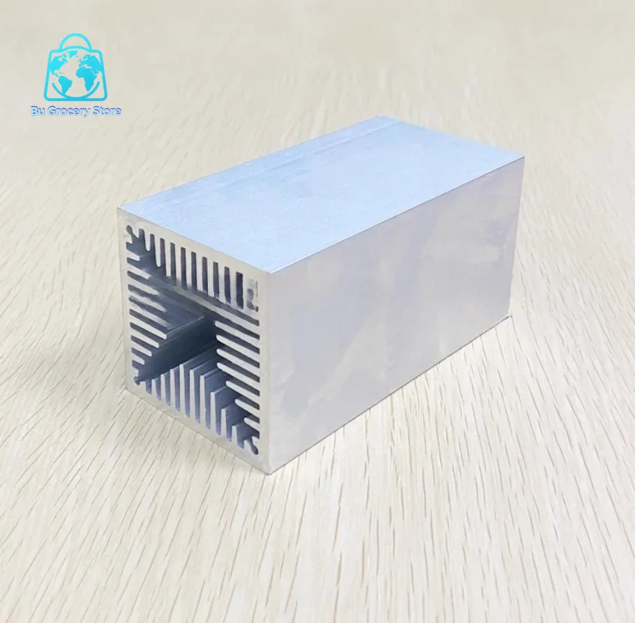 50*50*100 Wind Tunnel Heat Sink High Power Air-cooled Radiator Profile Electronic Triode Heat Sink Wind Tunnel Heat Dissipation