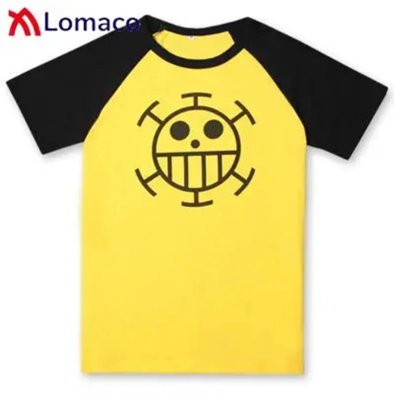 Disfraz de Cosplay de Anime de una pieza, sudaderas con capucha de Trafalgar Law, camiseta, ropa de mascarada, abrigo superior para hombre y mujer RZ1977