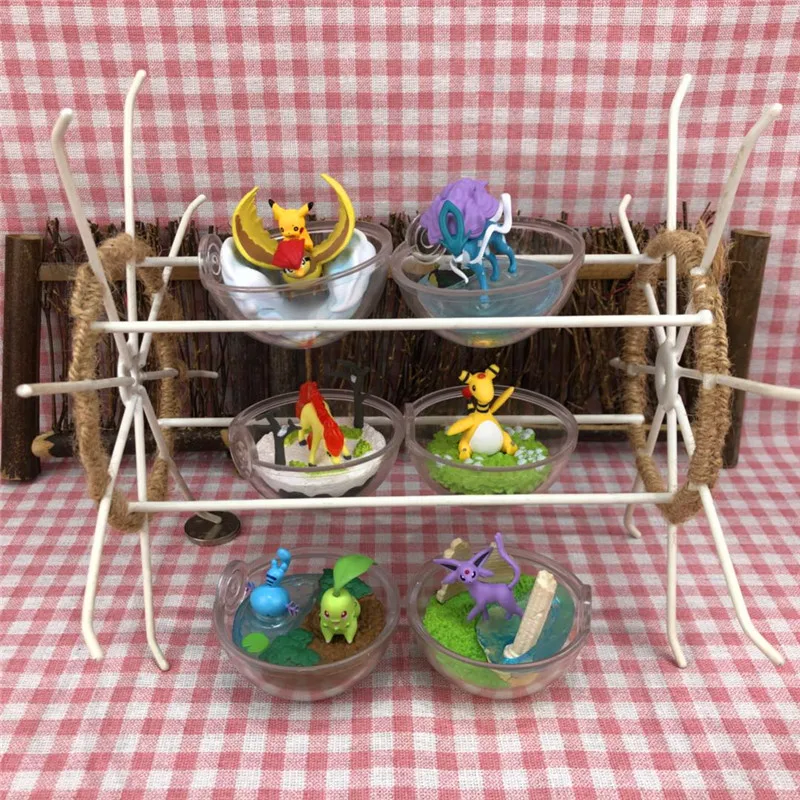 

Hot Toys Rement Pokemon Kawaii Pikachu Suicune Espeon Raichu Leafeon Zorua Caterpie Eevee Blind Box Desktop Decor Birthday Gift