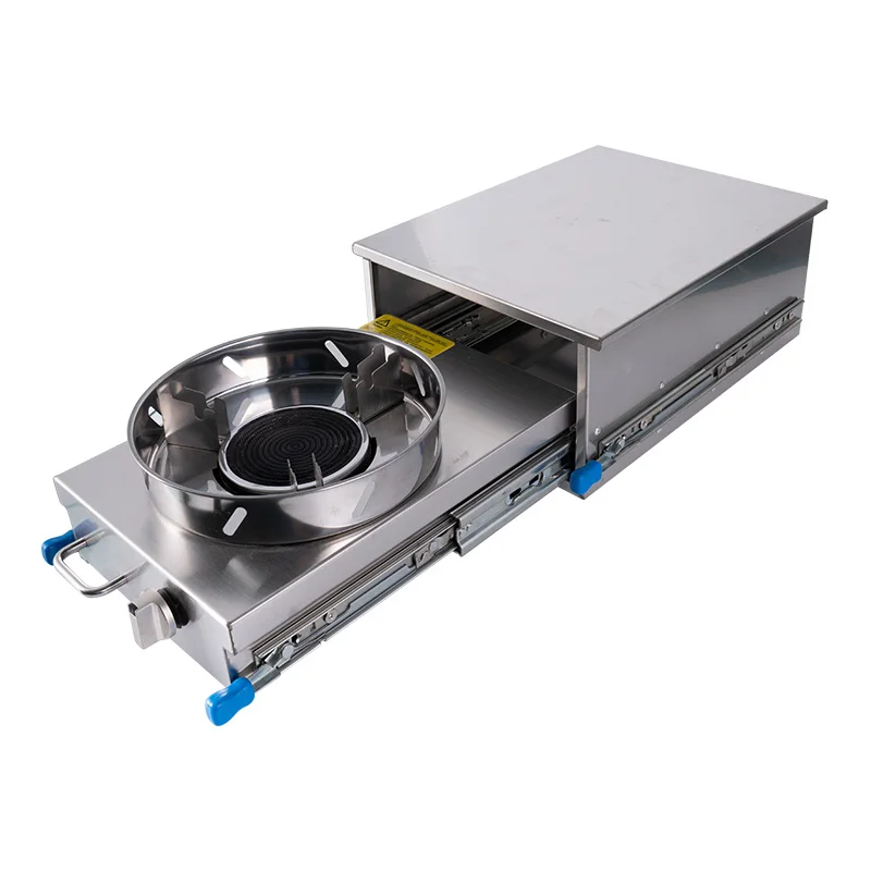 

Stainless Steel One Burner Gas Stove And Sink For RV Caravan Motorhome Boat Yacht Kitchen
