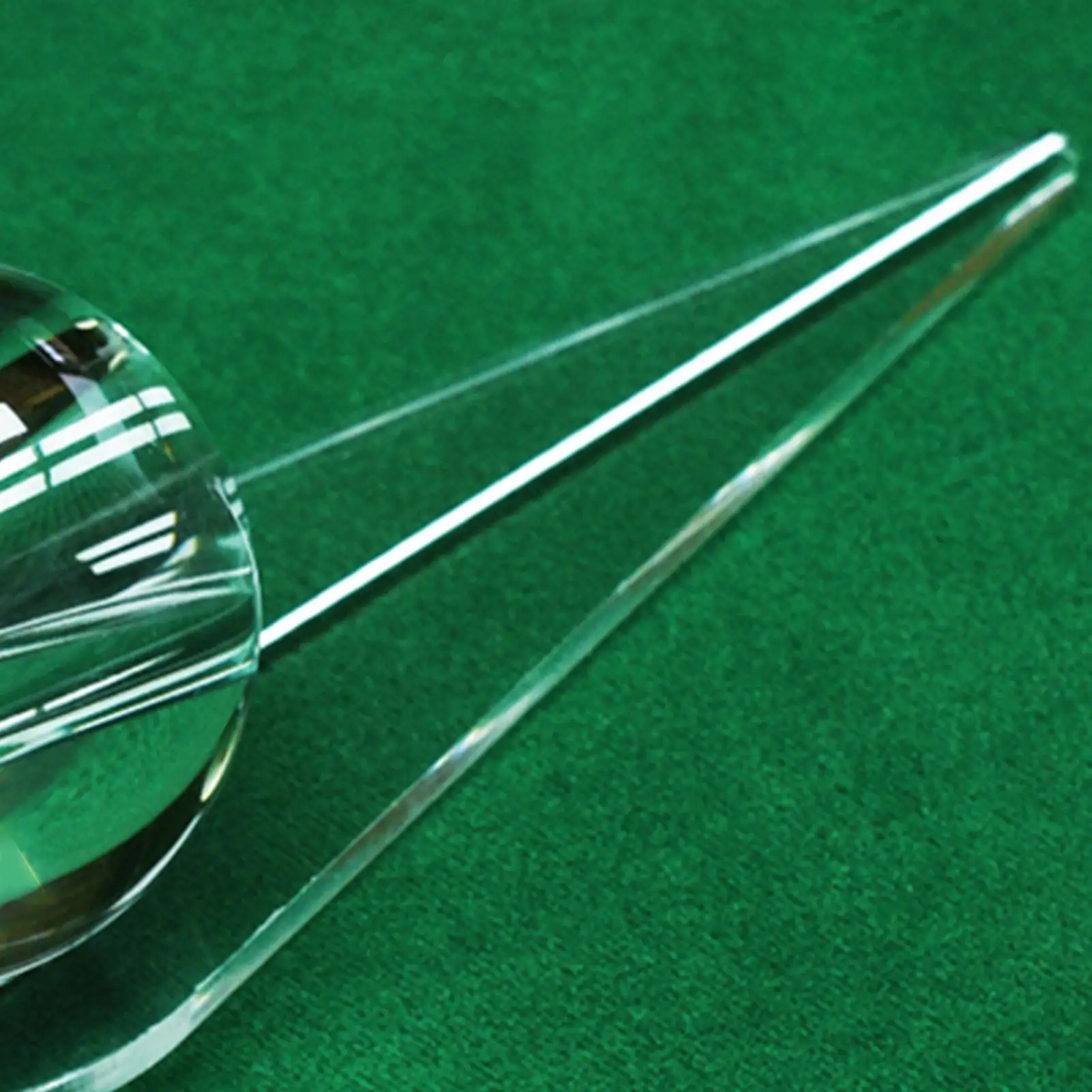 Acrylic Billiard Stroke Practice Tool Precision Cue Training Aid for Snooker Table Skills Development