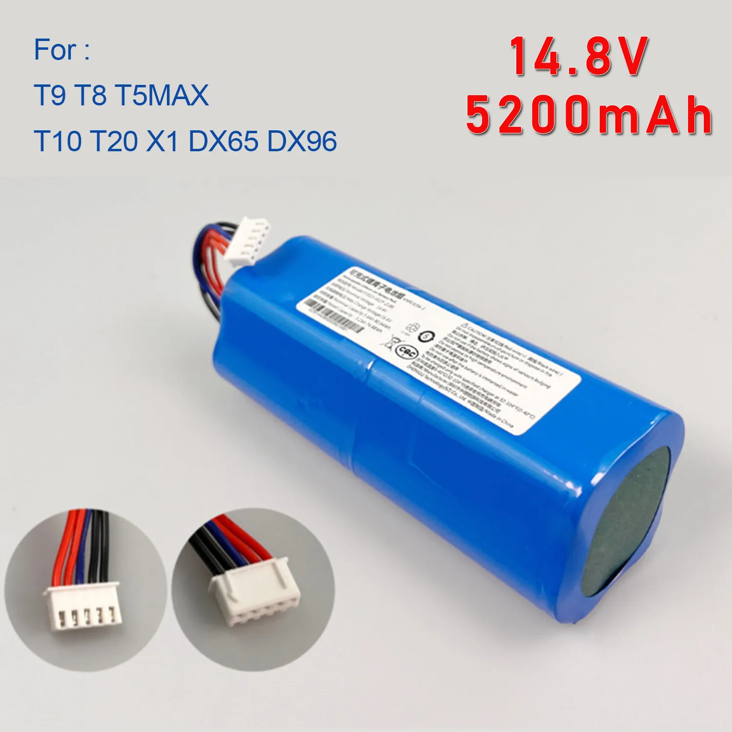 14.8V 5200mAh FOR Li-Ion Battery Ecovacs Deebot OZMO X1 T5 T8 T8 AIVI+ T9 Robot New