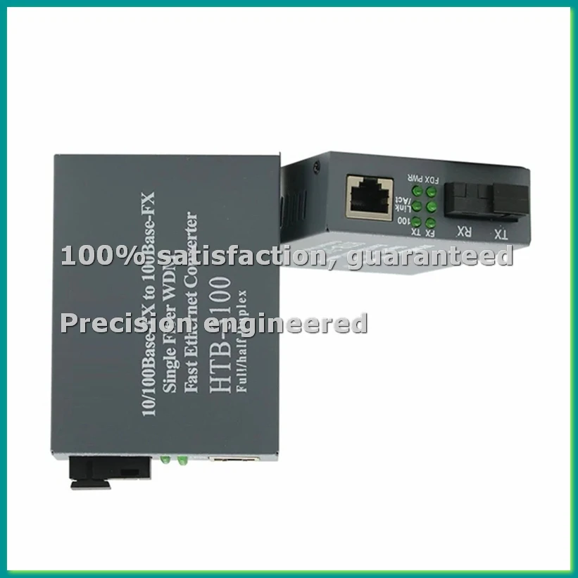Convertidor de Medios SFP -3100 de Fibra Óptica Monomodo 1310/1550nm, Popular Switch Ethernet, Convertidor de Medios WDM, Enchufe Europeo - PZZW