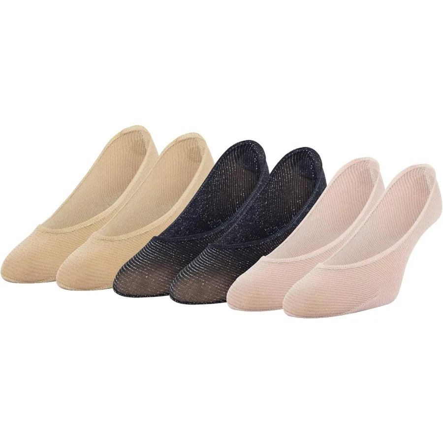 

Women's Sparkle Liner Nylon Ribbed with Lurex in Nude Black Blush Colors for Elegant Evening Wear and Formal Events Suitable fo