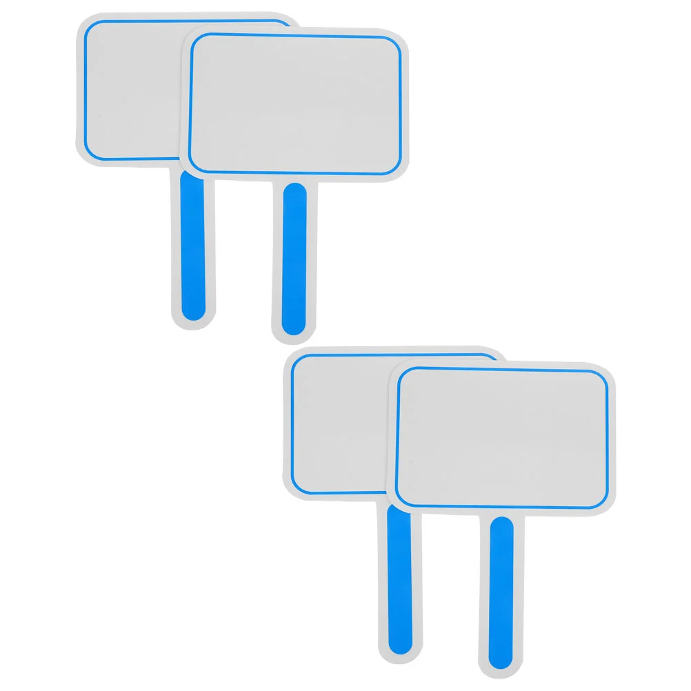 4 Pcs Score Board White Paper Sign Sticker Locker Whiteboard Card Sandwich Face on Scoring Kt Poster Boards Sublimation Markers