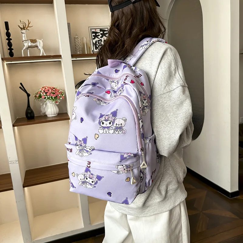 Sanrio New Pacha Dog Student Schoolbag Large Capacity Casual and Lightweight Shoulder Pad Stain-Resistant Waterproof Backpack