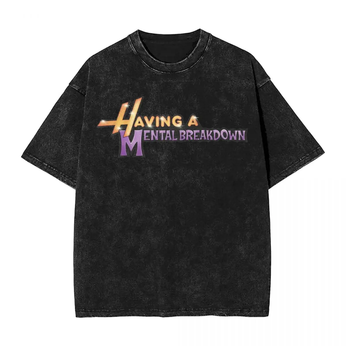 Camiseta lavada para hombre y mujer, ropa de calle Harajuku, de algodón, con estampado de película de Hannah Montana Miley