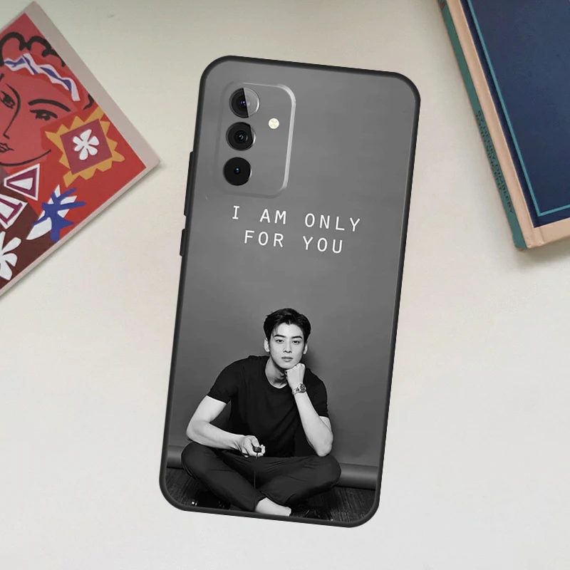 Cha un Woo attore coreano singer Case per Samsung Galaxy A34 A54 A14 A24 A53 A33 A13 A52 A32 A22 A12 A71 A51 A15 A25 Coque