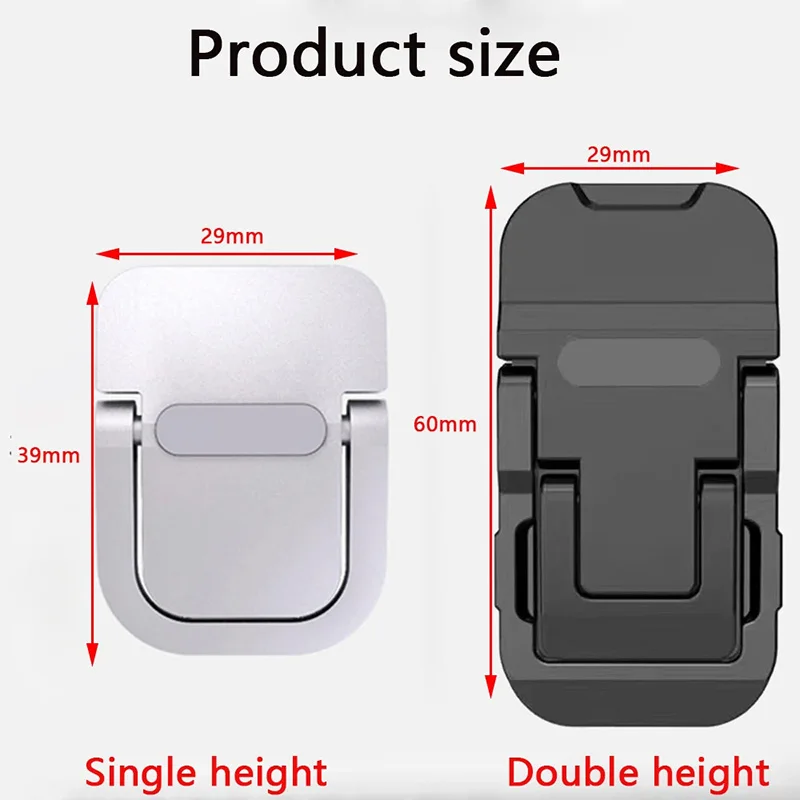 1 Pair Mini Aluminum Laptop Stand Legs Portable Keyboard Holder & Radiator Support for Notebook Computer Base Tools