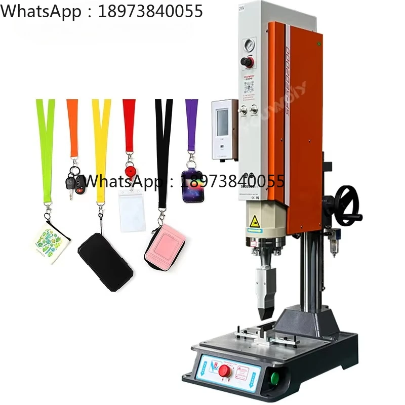 

LCD Digital Control Intelligent Ultrasonic Plastic Welding Machine for Lanyards Ribbon Lanyards Hook Loop Strap Sealing
