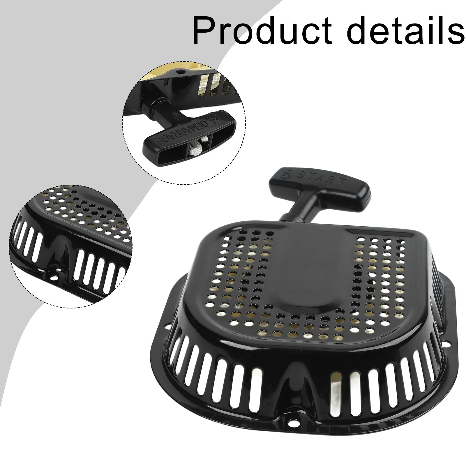 Lightweight Recoil Starter Kit For 168 168F 170F Engines With Easy Installation For Generators And Water Pumps