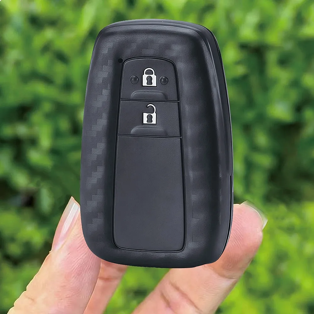 2026 Silicone Car Key Fob Cover For Toyota CHR Hilux Fortuner Land Cruiser 200 Camry Corolla Crown RAV4 Highland