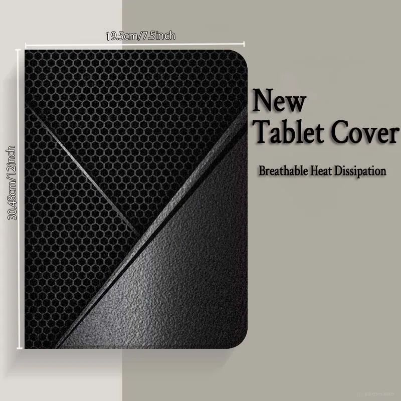 ألياف الكربون الفاخرة شعبية لسامسونج غالاكسي تاب S9 S10 S6 S7 S8 FE زائد لايت بوصة غطاء قابل للطي اللوحي #3