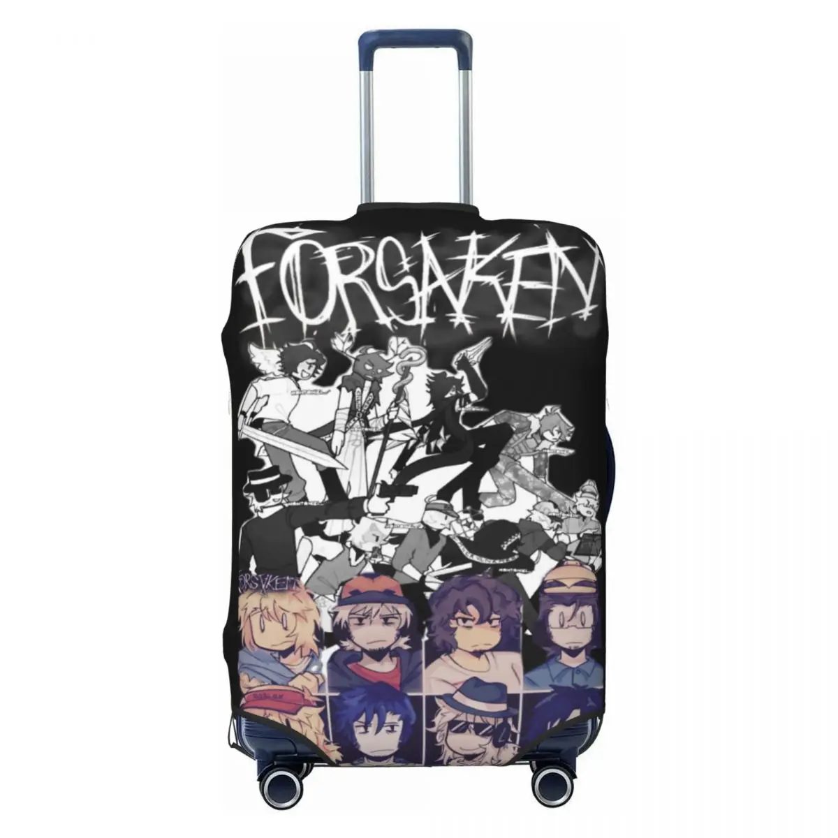 Forsaken Character Suitcase Cover Practical Travel Protector Luggage Accesories Holiday