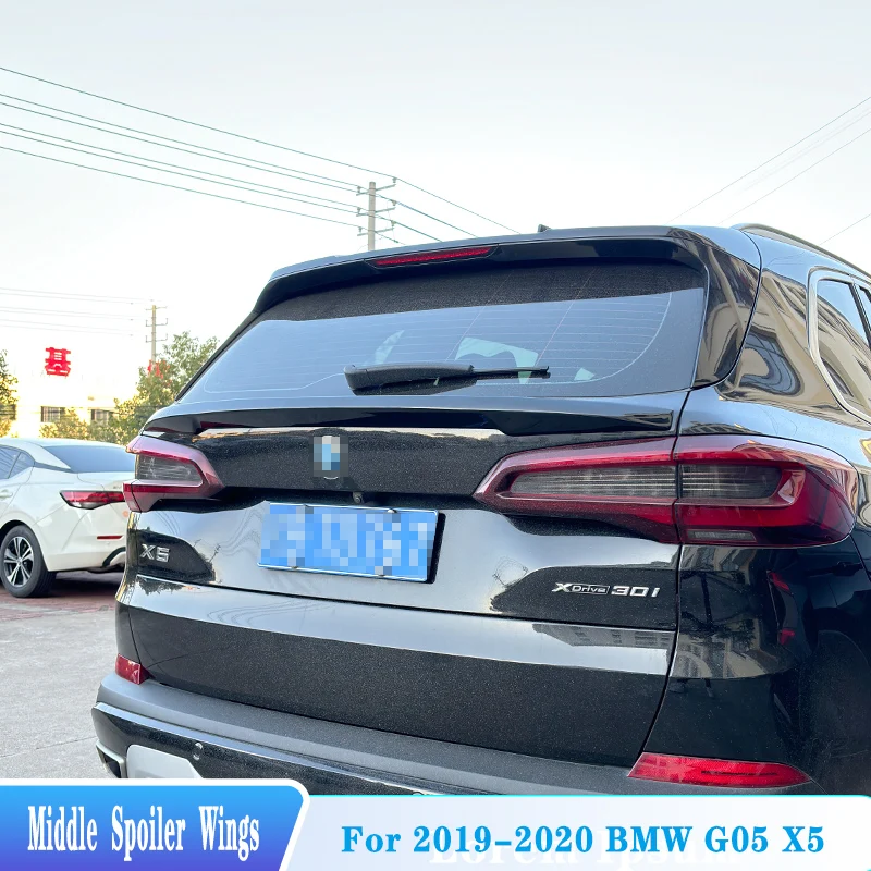 

For 2019-2024 BMW X5 G05 F95 X5M Rear Trunk Lid Middle Spoiler Wings High Quality ABS Plastic Tuning BodyKit Accessories Styling