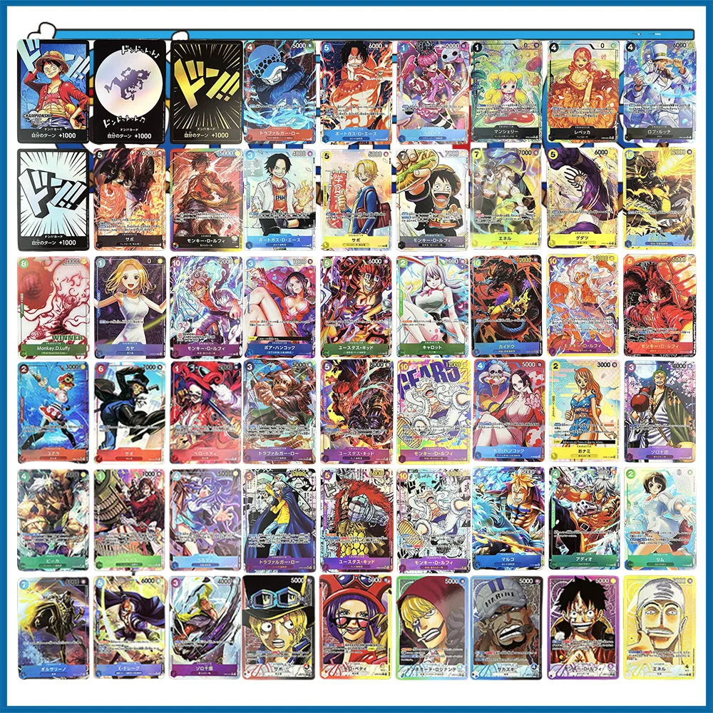 

54PC/Set Anime One Piece DIY ACG Nami Roronoa Zoro Tournament Game Toys Collectible Cards Christmas Birthday Gifts Board Game