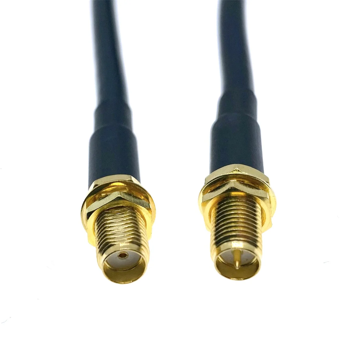 

SMA Female jack Bulkhead To RP-SMA Female jack Bulkhead Nut Adapter Jumper Pigtail Coax Cable RG58 cable 12inch~30M