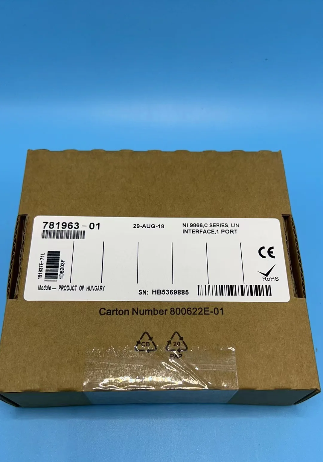 

new National Instruments NI 9866 C Series LIN Interface Module