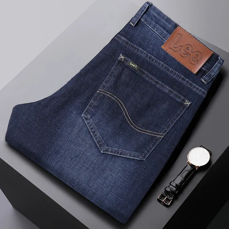 Men's Slim Fit Jeans by LEE - Casual Business Denim Trousers