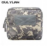 Outdoor EDC Toolkit MOLLE Tactical Hiking Accessory Bag 600D Camo Waist Bag Multifunctional Small Storage Bag Medical Pack