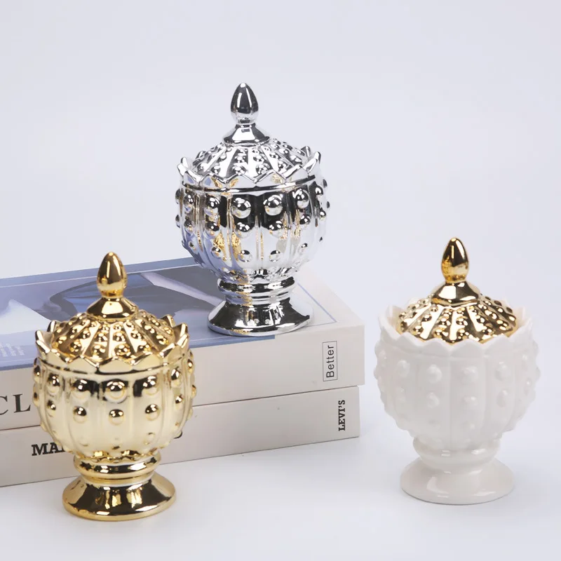 Figure Lips Ceramic Storage Jar Cotton Swab Box Jewelry Storage Jar Vintage Art Decorate Scented Candle Cup Home Decorations