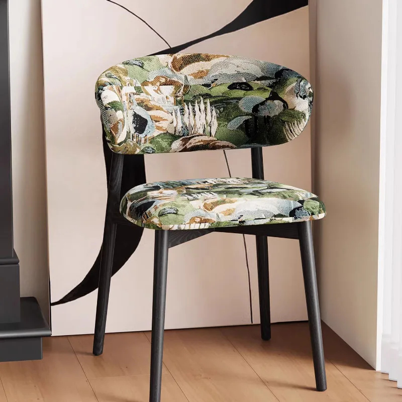 

2pc Luxury Dining Chairs Nordic Design Minimalist Furniture Chairs French Kitchen Sillas Para Comedor Dining Room Furniture