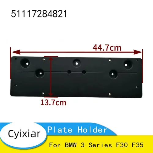 Para BMW Serie 3 F30 F35 soporte para matrícula delantera 51117284821