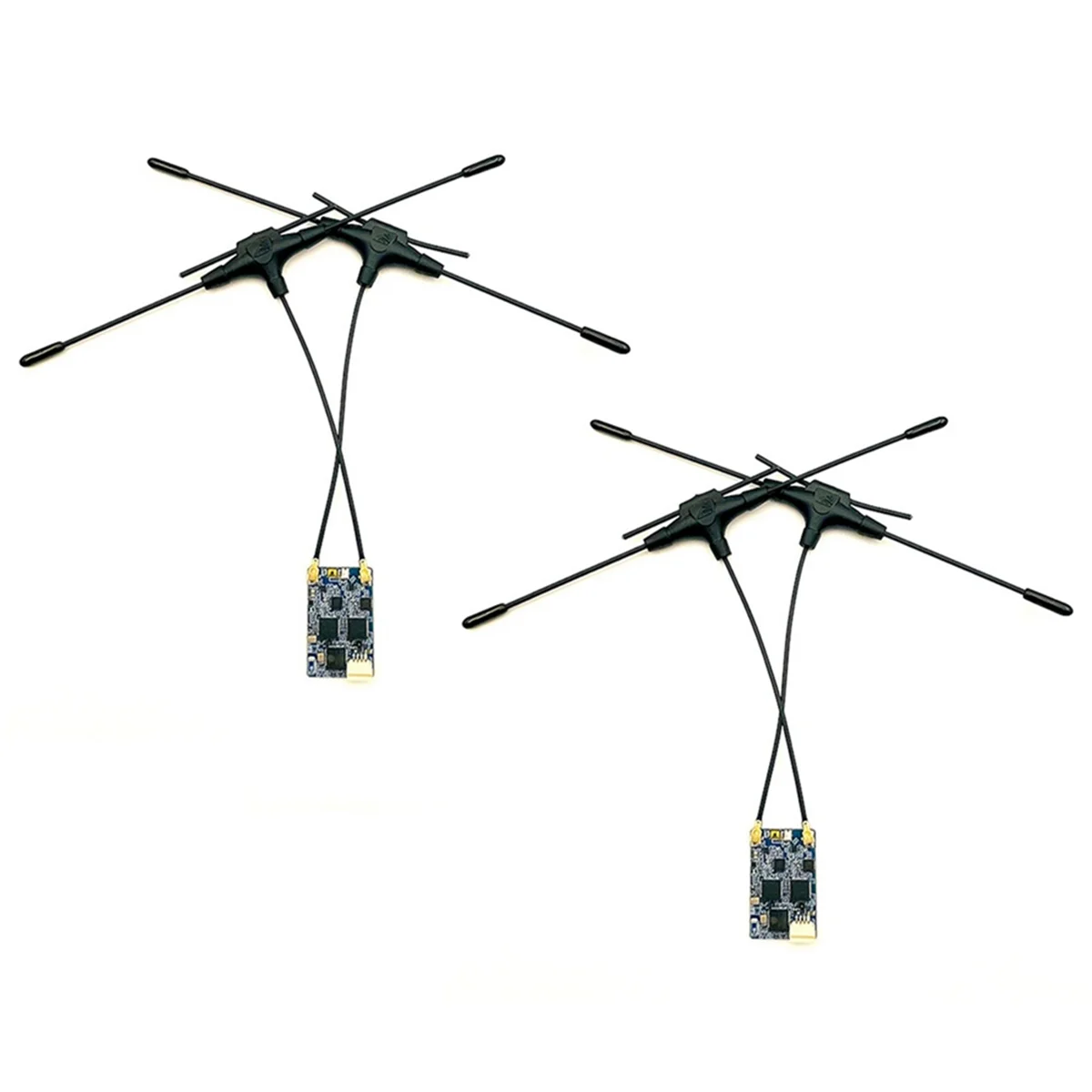 2025 + 2PCS ELRS Dual Band Gemini Receiver 900MHz 2.4GHz ExpressLRS RX Receiver TCXO for RC FPV Long Range Drone Fixed Wing