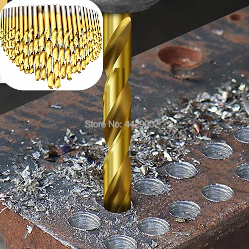 26-teiliges Set mit Spiralbohrern für Holzbearbeitung, Bohrerwerkzeug, 1,5 mm bis 6,5 mm, zum Bohren in Metall, Holz, Aluminiumlegierungen und Isolierplatten. – Detail 2
