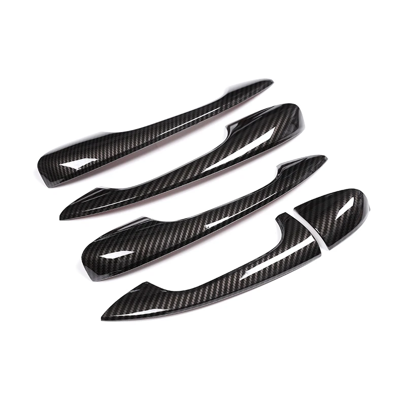 

For Mercedes Benz A B Class A180 A200 A250 W177 V177 W247 2019 2020 Carbon Car ABS Chrome Door Handle Cover Trim LHD Accessories