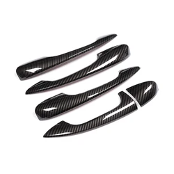 For Mercedes Benz A B Class A180 A200 A250 W177 V177 W247 2019 2020 Carbon Car ABS Chrome Door Handle Cover Trim LHD Accessories